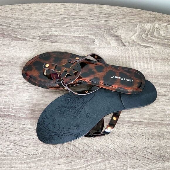 Pierre Dumas Trending Many Colors Flat Slip On Fashion Sandal perfect condition - Picture 1 of 3